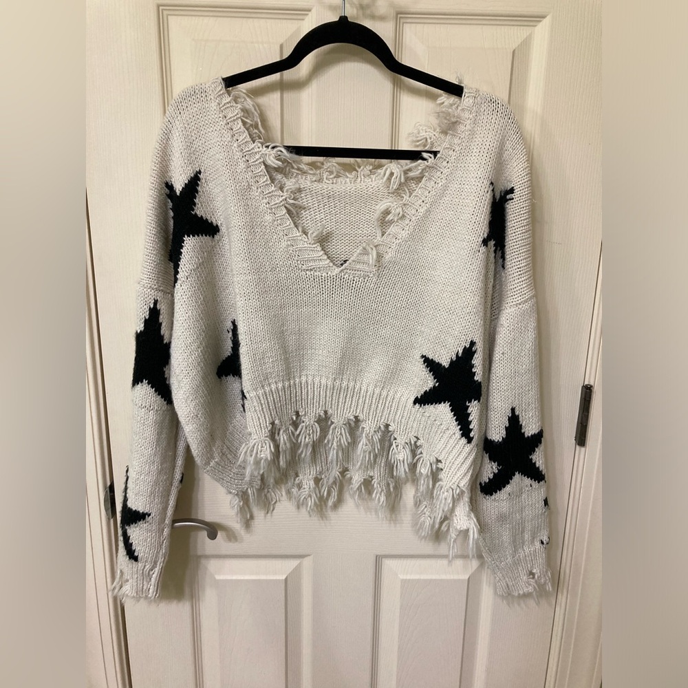 Off the shoulder sweater
